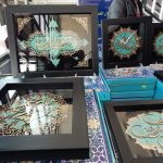 برپایی نمایشگاه کتاب و معرق در خدابنده+تصاویر