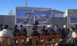 کلنگ کارخانه جدید در شهرک صنعتی خدابنده به زمین زده شد+تصویر