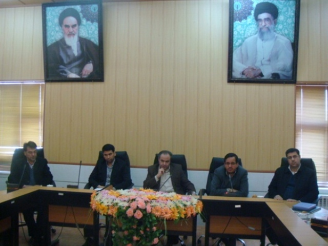 مراسم تودیع و معارفه مدیر اداره فرهنگ و ارشاد اسلامی شهرستان خدابنده