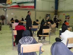 شرکت دانش آموزان خدابنده در آزمون المپیاد های علمی
