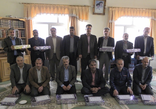 تجلیل از جانبازان شاغل درآموزش و پرورش خدابنده