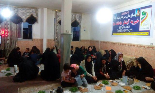 برگزاری مراسم ضیافت افطاری موسسه آبشار عاطفه های خدابنده/تصاویر