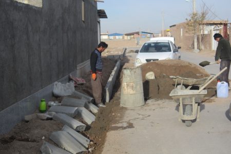 آغاز عملیات جدول‌گذاری معابر خدابنده