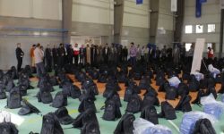 توزیع 1500 پک لوازم التحریر در خدابنده