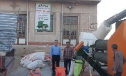 راه‌اندازی یک واحد بوجاری گندم در خدابنده