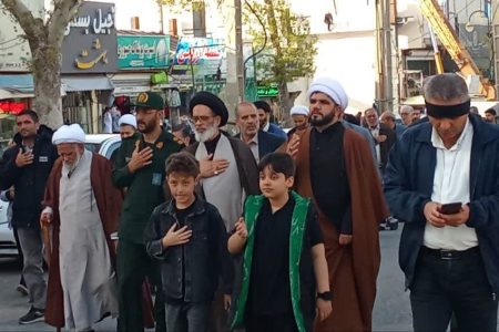 عزاداری خدابنده‌ای ها در روز شهادت امام صادق (ع)+ فیلم
