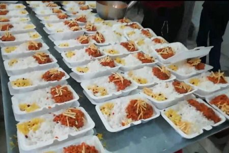 طبخ ۶۰ هزار پرس غذا در خدابنده