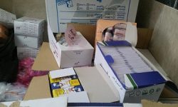توزیع 383 بسته بهداشتی در خدابنده