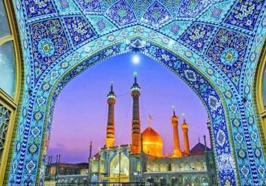 برگزاری مراسم روز دختر در حرم قیدارنبی (ع)