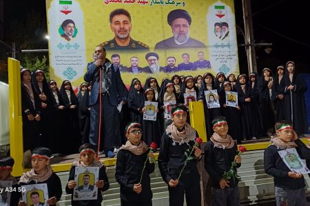 میدان‌داری خدابنده‌ای‌ها با یاد رئیس‌جمهور شهید+عکس