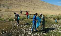 پاکسازی طبیعت پارک کوهستان قیدار
