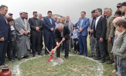 آئین کلنگ‌زنی مدارس در خدابنده برگزار شد