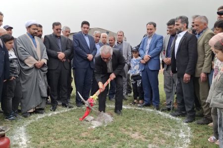 آئین کلنگ‌زنی مدارس در خدابنده برگزار شد