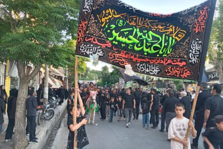 مراسم سوم امام حسین(ع) در خدابنده+فیلم