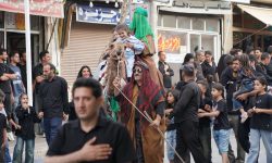 کاروان نمادین اسرای کربلا در خدابنده+عکس