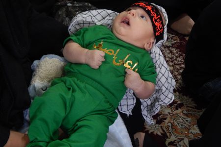 مادران خدابنده‌ای با علی‌اصغر(ع) عهد بستند+عکس