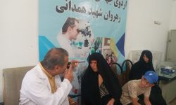 فعالیت گروه جهادی رهروان چشم پزشکی در خدابنده+عکس و فیلم