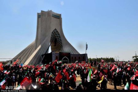 صحنه تشییع امام شهید، قدرت نرم انقلاب اسلامی