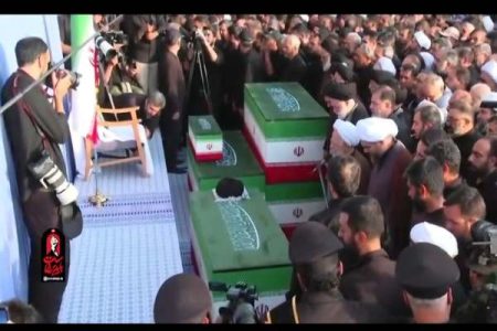 اقامه نماز بر پیکر رهبر شهیدمان در قم