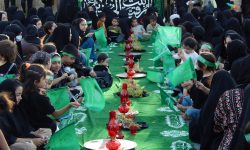 برپایی سفره حضرت رقیه (س) در قیدار+عکس