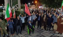 مردم قیدار همچنان در میدان هستند+عکس و فیلم