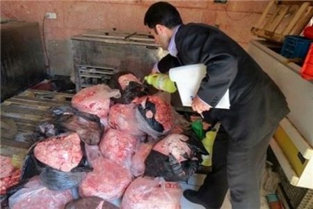 معدوم‌سازی ۱۴ کیلوگرم مواد غیربهداشتی در خدابنده
