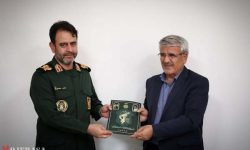 دیدار فرمانده سپاه انصارالمهدی (عج) استان زنجان با رئیس دانشگاه علوم‌پایه