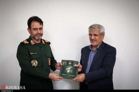 دیدار فرمانده سپاه انصارالمهدی (عج) استان زنجان با رئیس دانشگاه علوم‌پایه